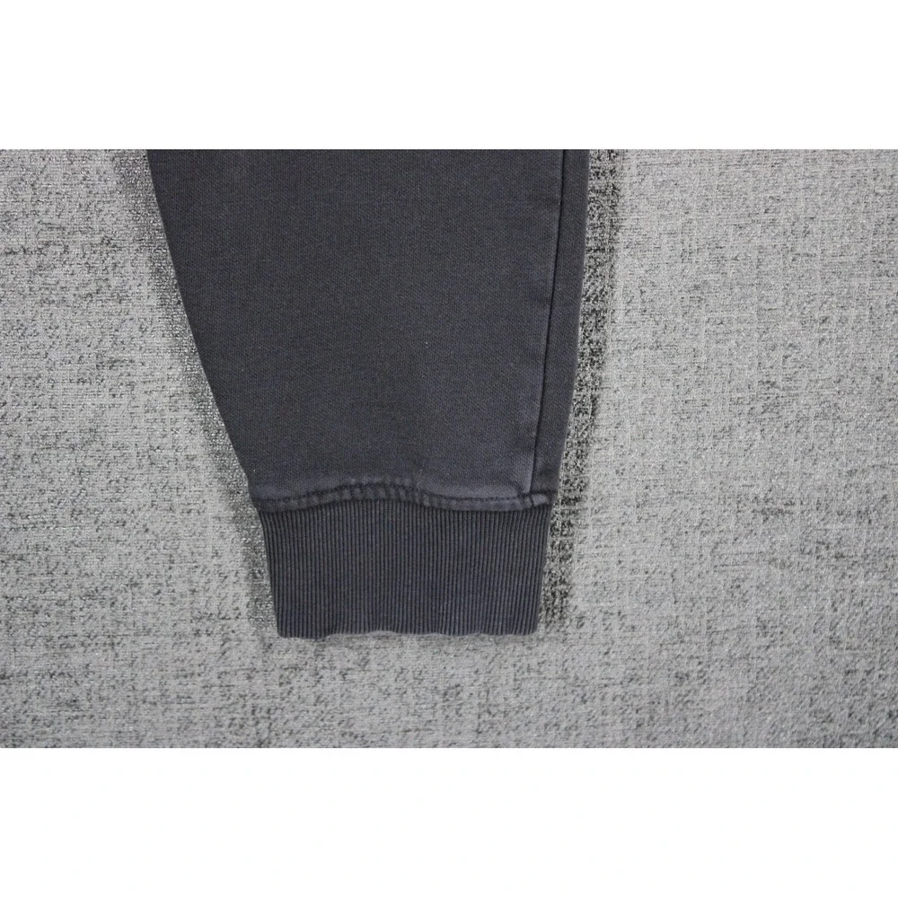 Gymshark Mens Black Crest Joggers Sweatpants Tapered Fleece Size Large A1A2A